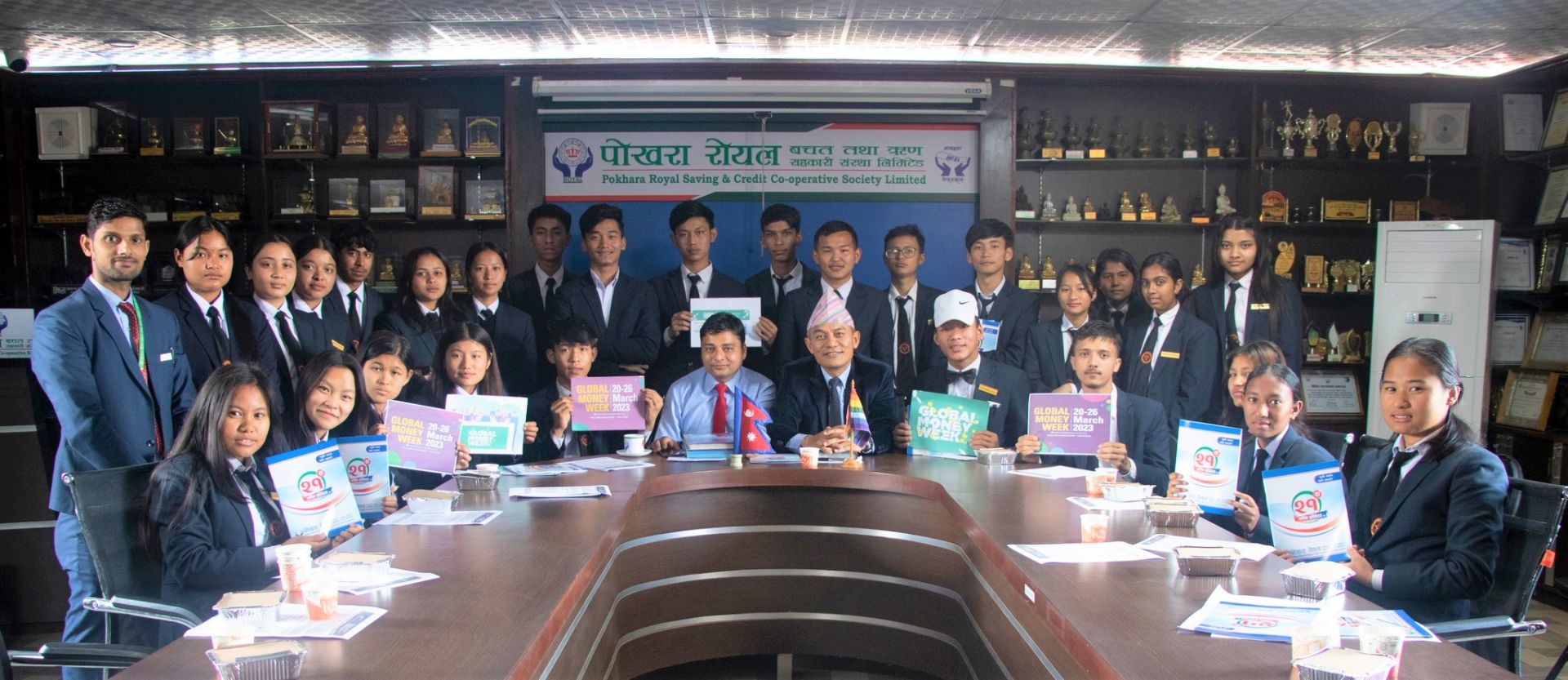 ग्लोबल मनि विक: विद्यार्थीसँग पोखरा रोयल बचतको अन्तरक्रिया